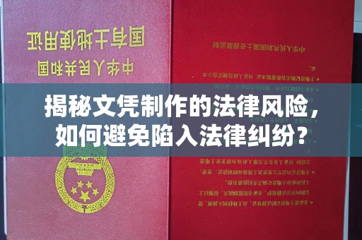 古交揭秘文凭制作的法律风险，如何避免陷入法律纠纷？